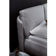 POLSTERBETT 180/200 cm  in Hellgrau  - Hellgrau/Schwarz, Design, Textil/Metall (180/200cm) - Esposa