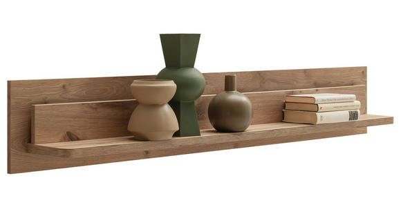 WANDBOARD Holzwerkstoff Eichefarben  - Eichefarben, KONVENTIONELL, Holzwerkstoff (150/24/18cm) - Cantus