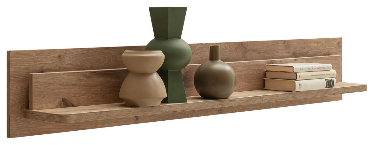 WANDBOARD Holzwerkstoff Eichefarben  - Eichefarben, KONVENTIONELL, Holzwerkstoff (150/24/18cm) - Cantus