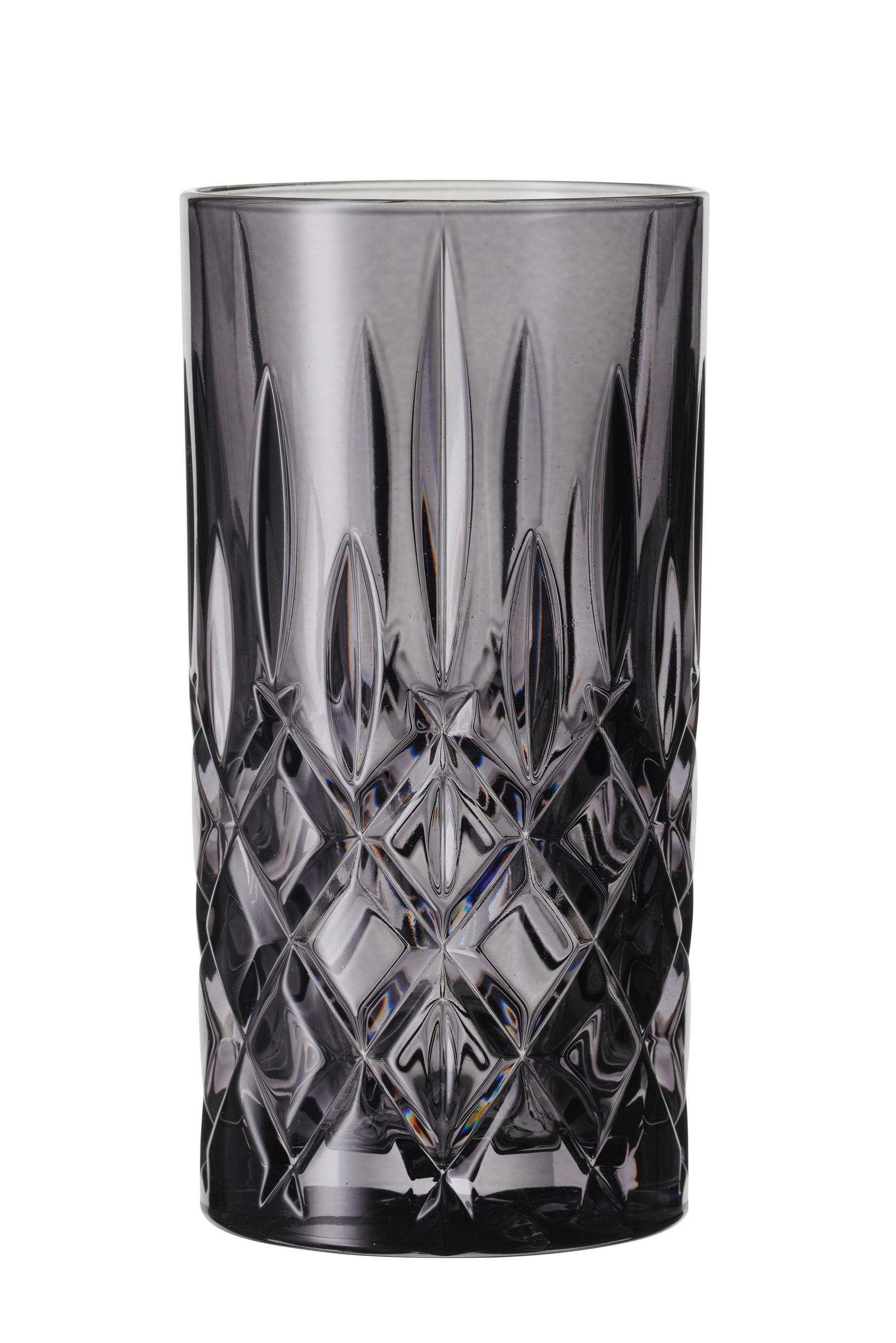 LONGDRINKGLAS 395 ml 2-teilig  - Dunkelgrau, LIFESTYLE, Glas - Nachtmann