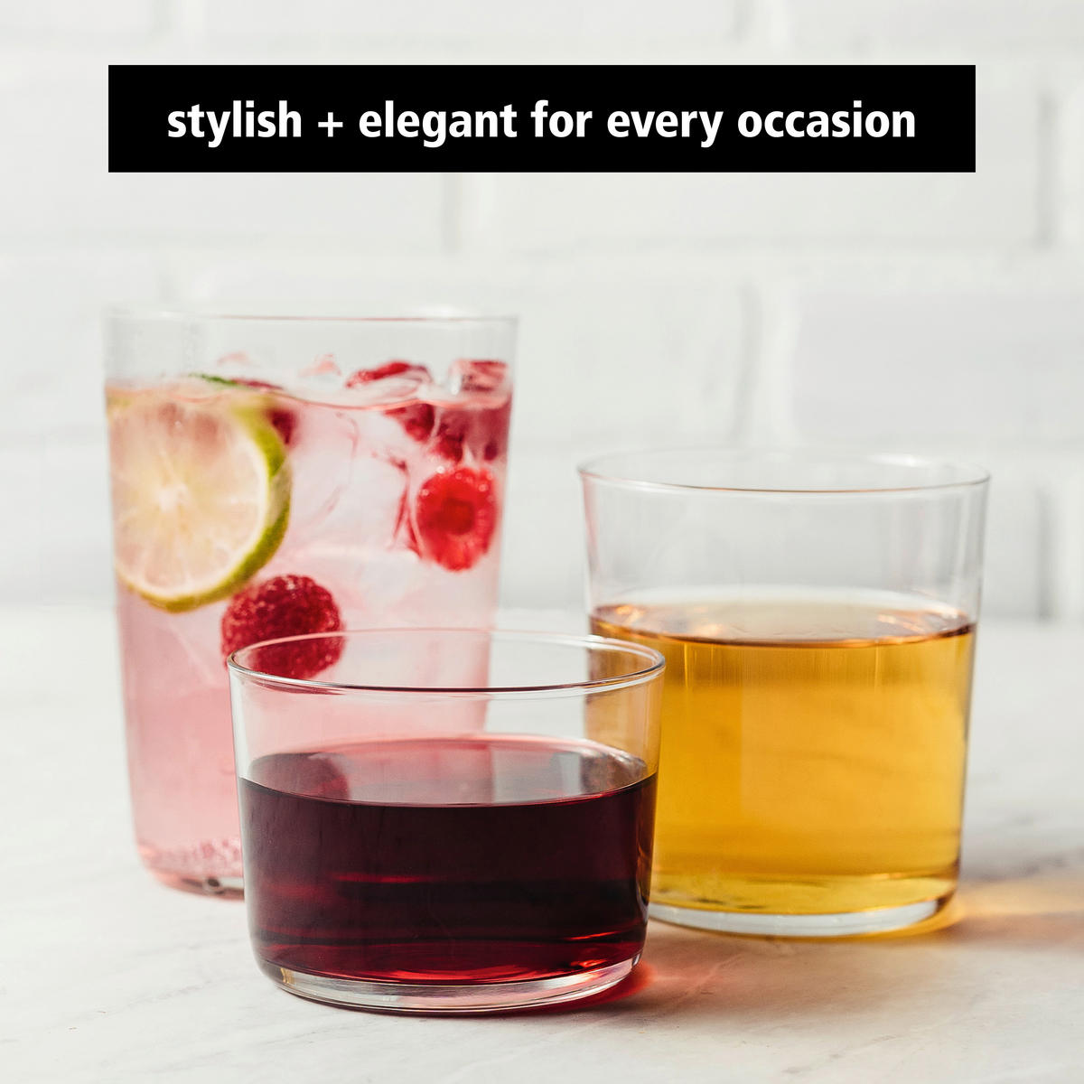 GLÄSERSET CIDRA  12-teilig  - Klar, Basics, Glas (9/9,5cm)