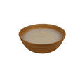 OUTDOORKERZE - Hellbraun/Weiß, Basics, Naturmaterialien/Paraffin (18/6,5cm) - Ambia Home