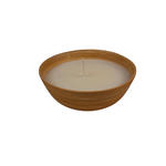 OUTDOORKERZE - Hellbraun/Weiß, Basics, Naturmaterialien/Paraffin (18/6,5cm) - Ambia Home