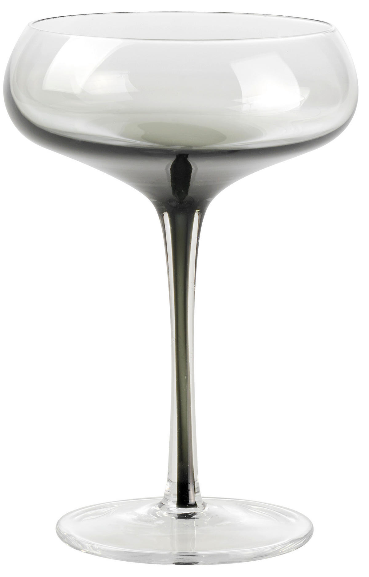 POHÁR NA KOKTAIL - sivá, Trend, sklo (11/16cm) - Novel