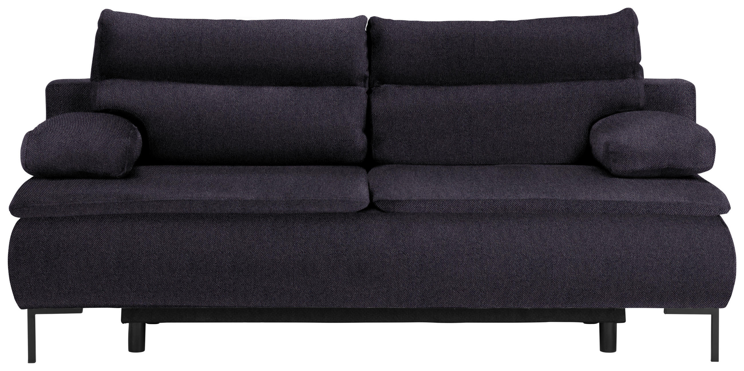 Novel Boxspringsofa Schwarz 202x93x100 cm