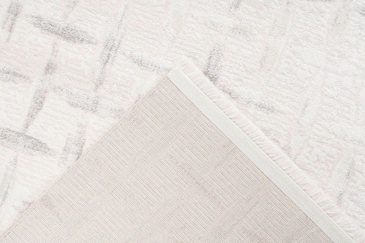 FLACHWEBETEPPICH 200/290 cm Jardin Silberfarben  - Silberfarben, Design, Textil (200/290cm) - Pierre Cardin