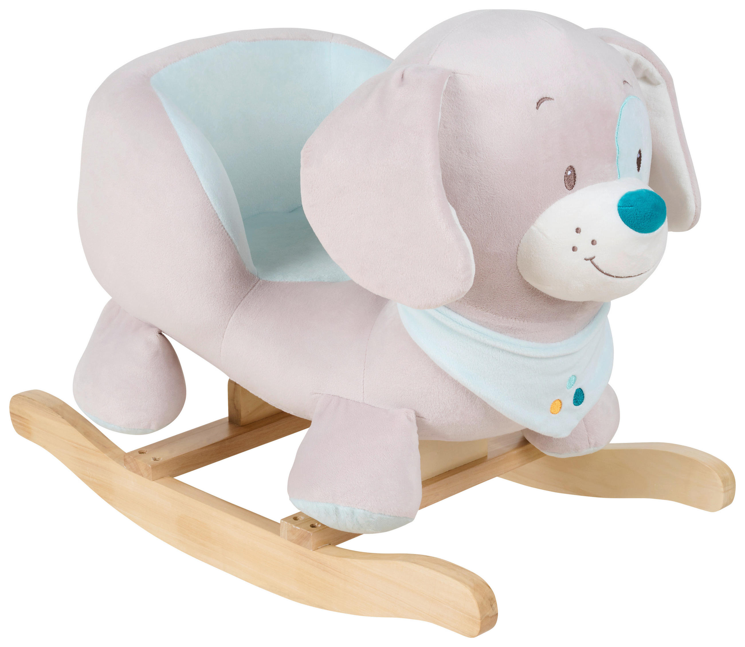HOUPACÍ ZVÍŘÁTKO - béžová, Trend, kov/dřevo (58/33/46cm) - Patinio