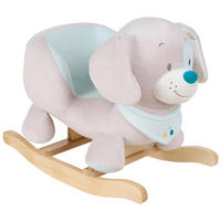 HOUPACÍ ZVÍŘÁTKO - béžová, Trend, kov/dřevo (58/33/46cm) - Patinio