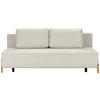 SCHLAFSOFA Chenille Ecru  - Ecru/Naturfarben, Design, Holz/Textil (211/88/102cm) - Niels Andersson