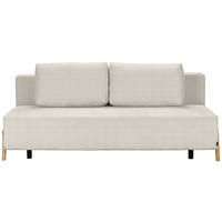 SCHLAFSOFA Chenille Ecru  - Ecru/Naturfarben, Design, Holz/Textil (211/88/102cm) - Niels Andersson