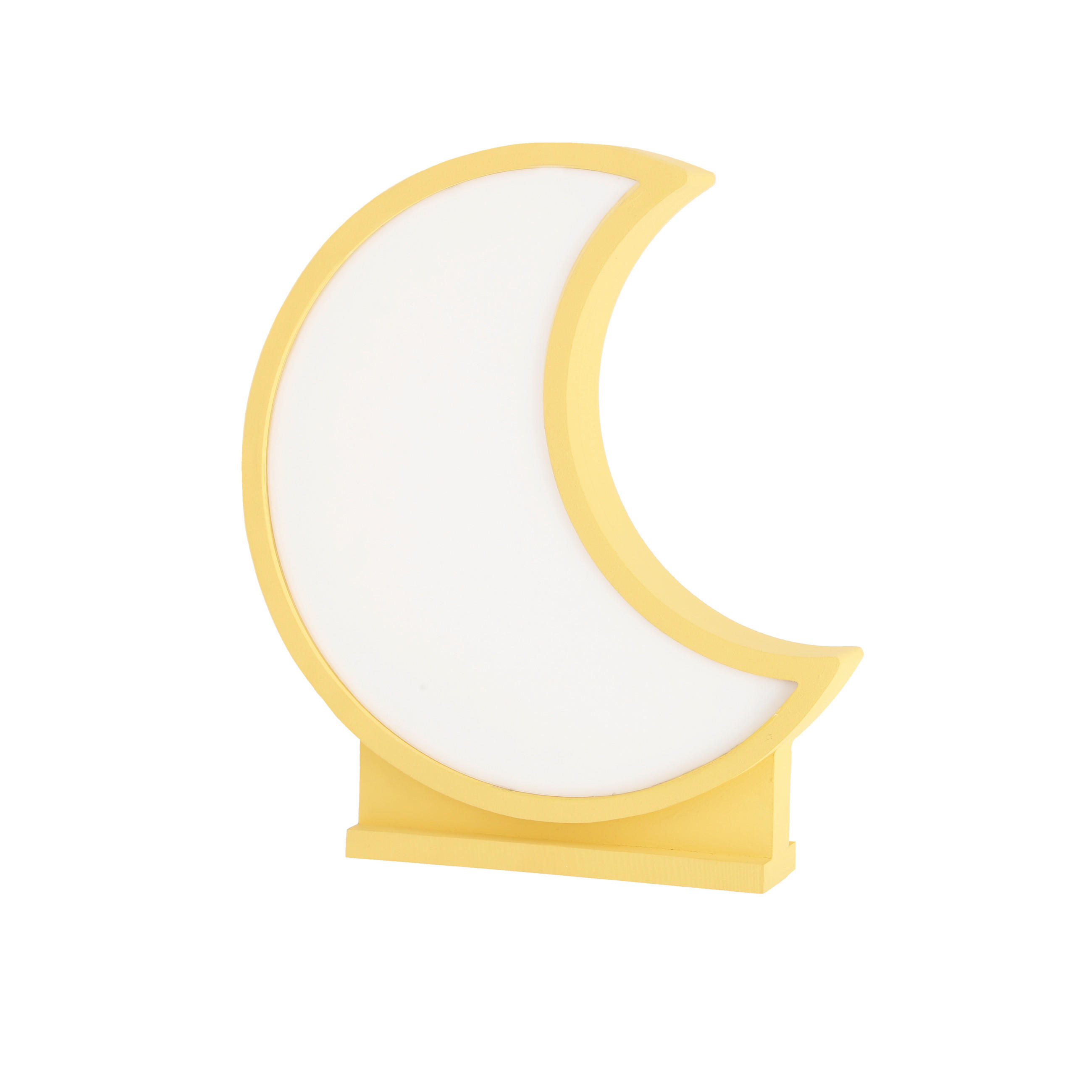 KINDERTISCHLEUCHTE Moon 26/5/29.5 cm  - Goldfarben, Basics, Holzwerkstoff/Kunststoff (26/5/29.5cm)