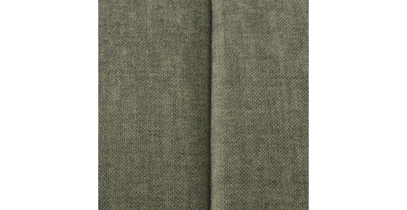 ECKSOFA in Flachgewebe Olivgrün  - Schwarz/Olivgrün, Design, Textil/Metall (180/273cm) - Hom`in
