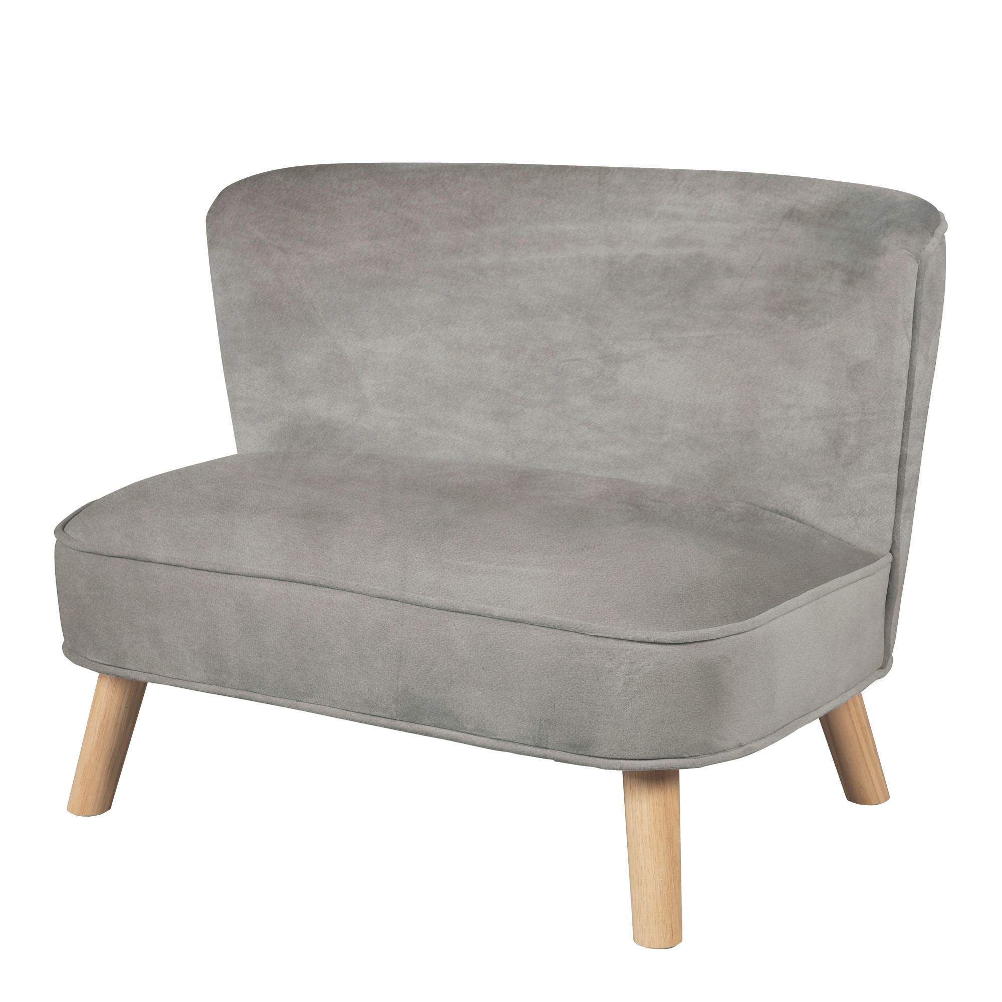 KINDERSOFA - Silberfarben/Grau, Basics, Textil (70/50/48cm) - Roba