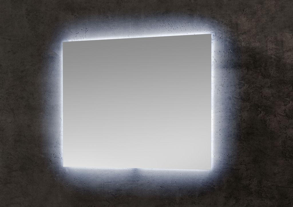 FÜRDŐSZOBATÜKÖR 80/65/3 cm  - Romantik / Landhaus, Üveg (80/65/3cm) - Xora