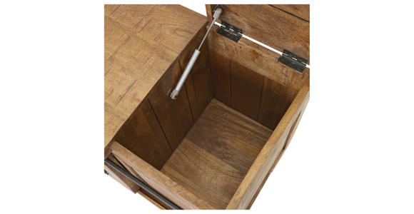 KOMMODE  in 75/50/45 cm  - Schwarz/Naturfarben, KONVENTIONELL, Holz/Metall (75/50/45cm) - Landscape