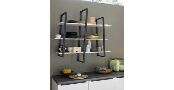 EINBAUKÜCHE   - Weiß, Design, Holzwerkstoff - Novel