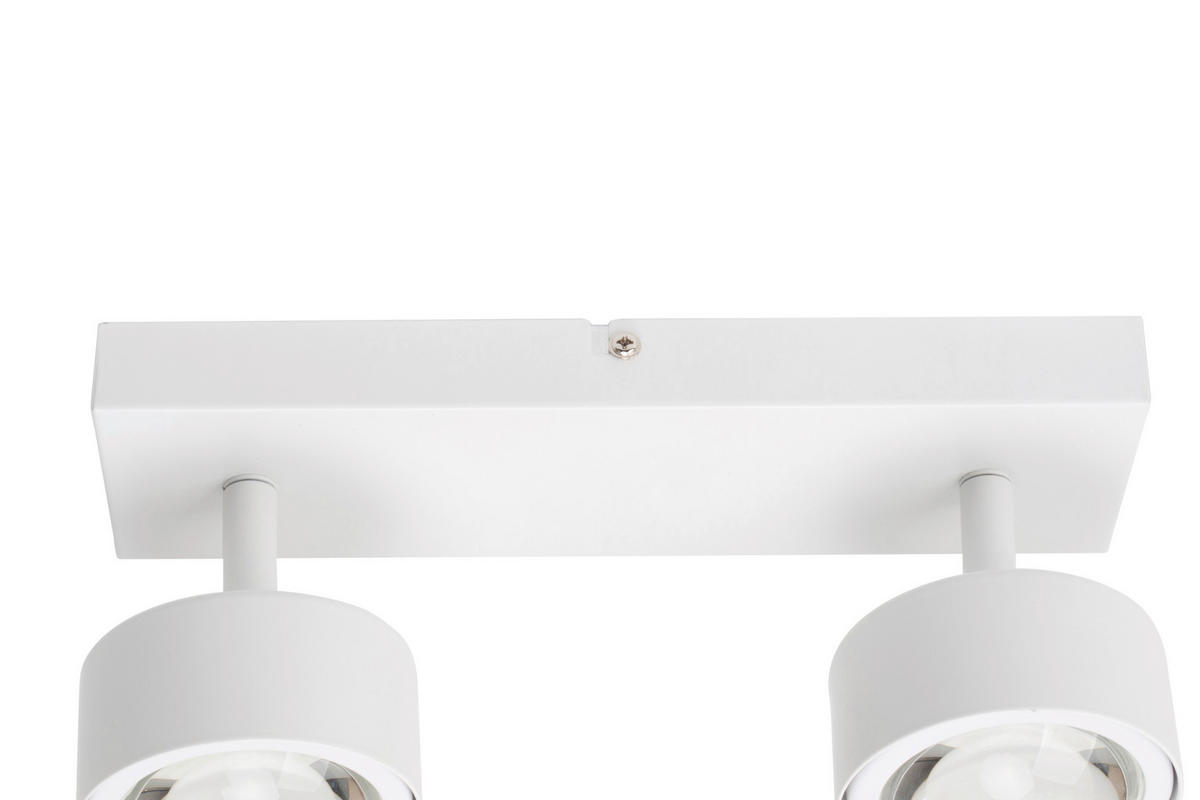 LED-STRAHLER Puk 25/8/10,8 cm   - Weiß, Design, Metall (25/8/10,8cm) - Novel