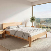 BETT 180/200 cm  Kernbuche   - Kernbuche, Natur, Holz (180/200cm) - P & B