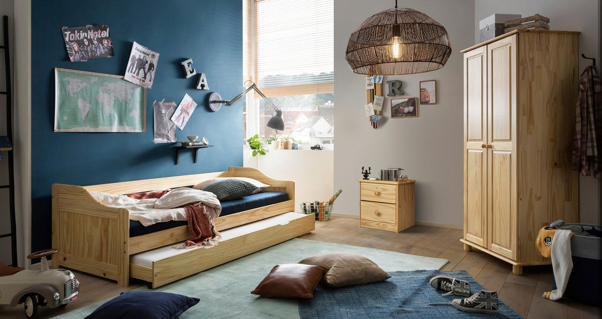 KOMMODE  in 43/42/35 cm  - Naturfarben, Natur, Holz (43/42/35cm) - Livetastic