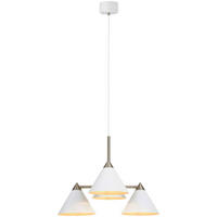 HÄNGELEUCHTE Klint 57/46/57 cm   - Weiß, Basics, Metall (57/46/57cm) - Markslöjd