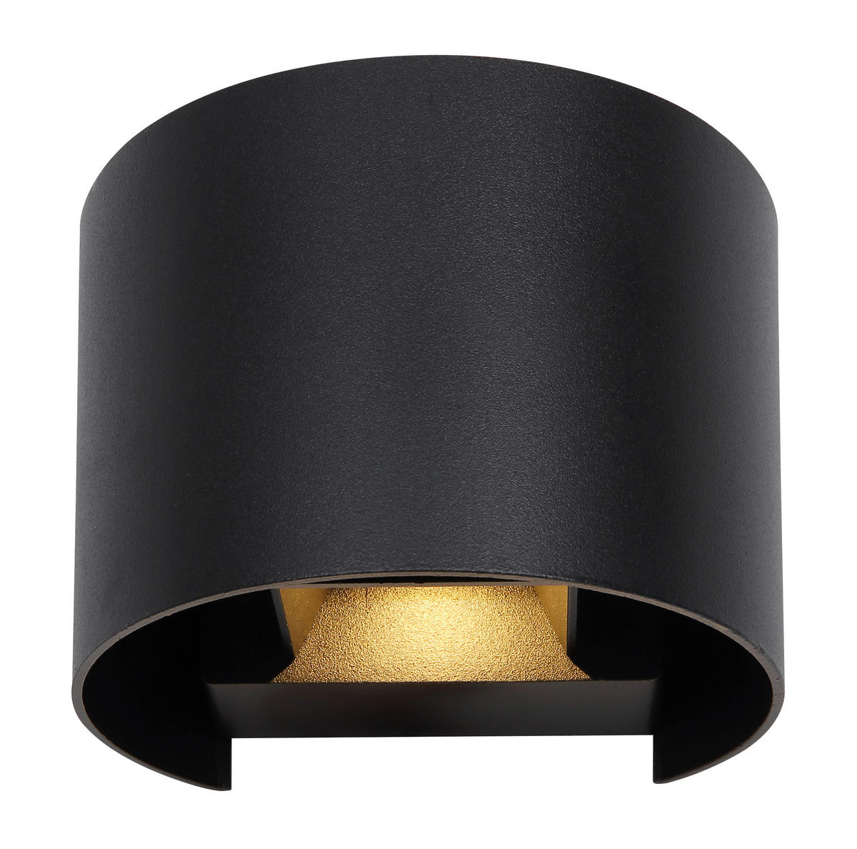 ZUNANJA LED-SVETILKA  VERONIKA  13,7/10 cm           - črna/prozorno, Design, kovina/steklo (13,7/10cm)