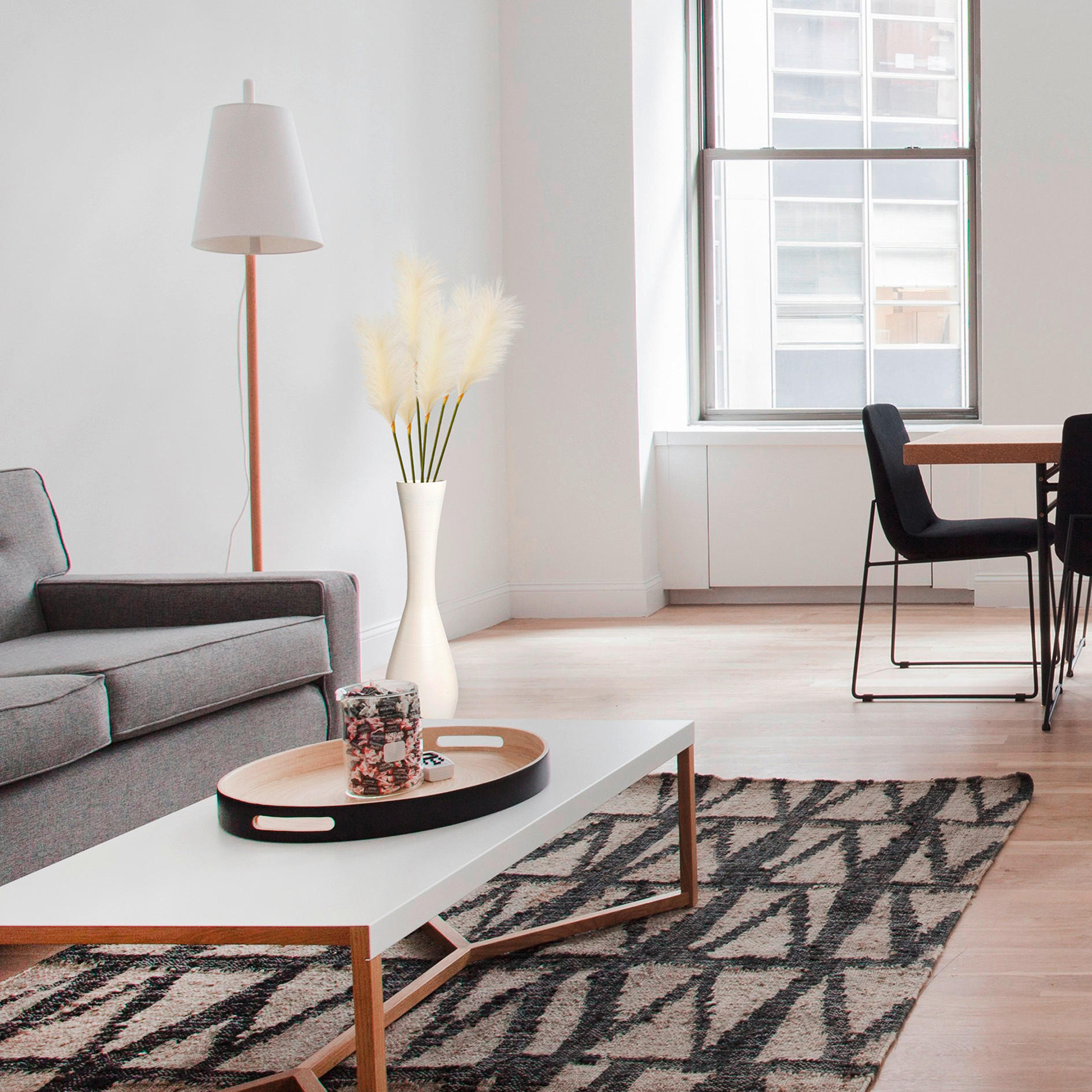 KUNSTPFLANZE 100 cm  - Weiß/Grün, Basics, Kunststoff (100cm) - P & B