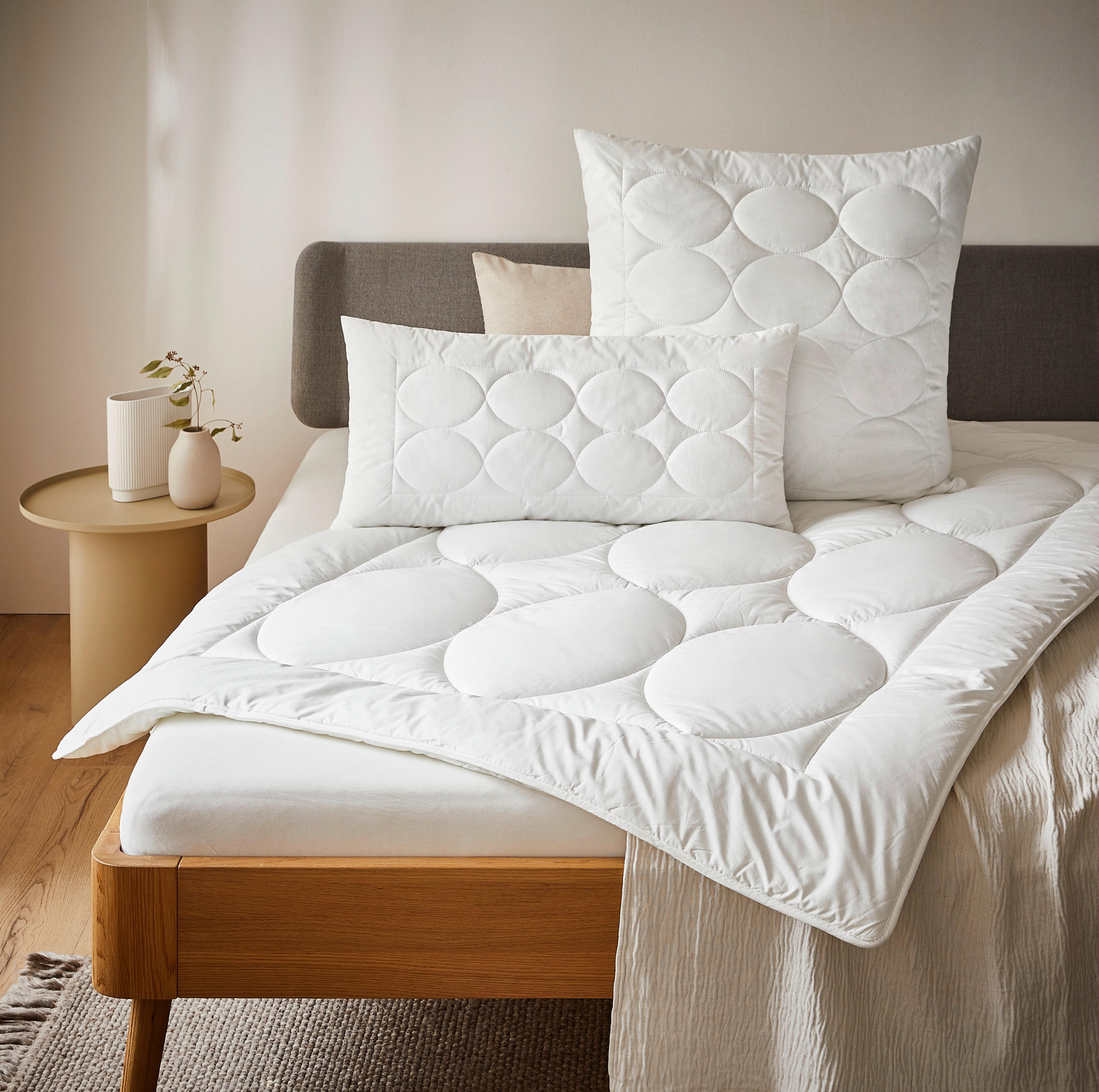 GANZJAHRESDECKE  Tendre  135/200 cm   - Naturfarben, KONVENTIONELL, Kunststoff/Textil (135/200cm) - Bio:Vio