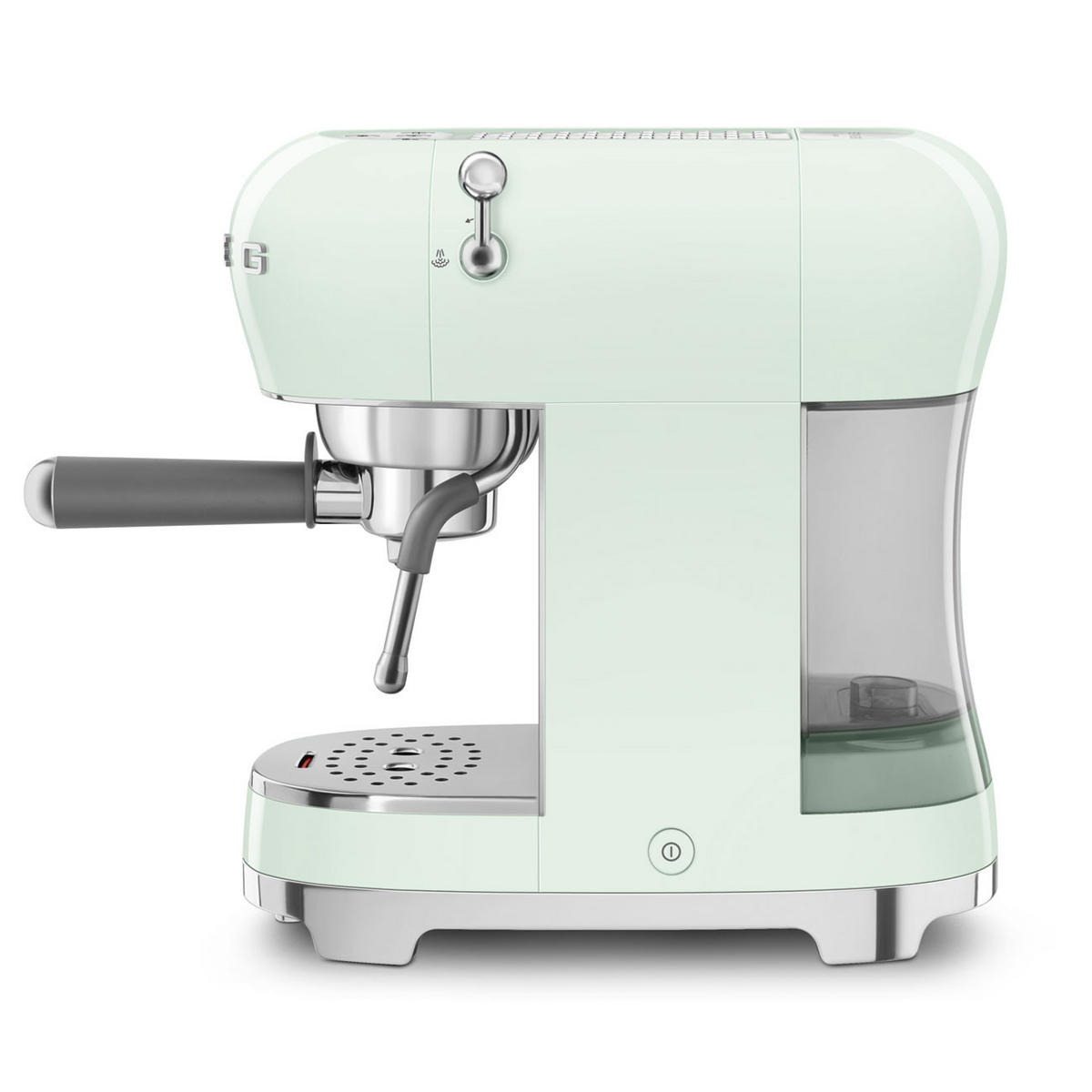 ESPRESSOMASCHINE 50´s Style  - Pastellgrün, Design, Kunststoff/Metall (14,9/33/32,9cm) - SMEG