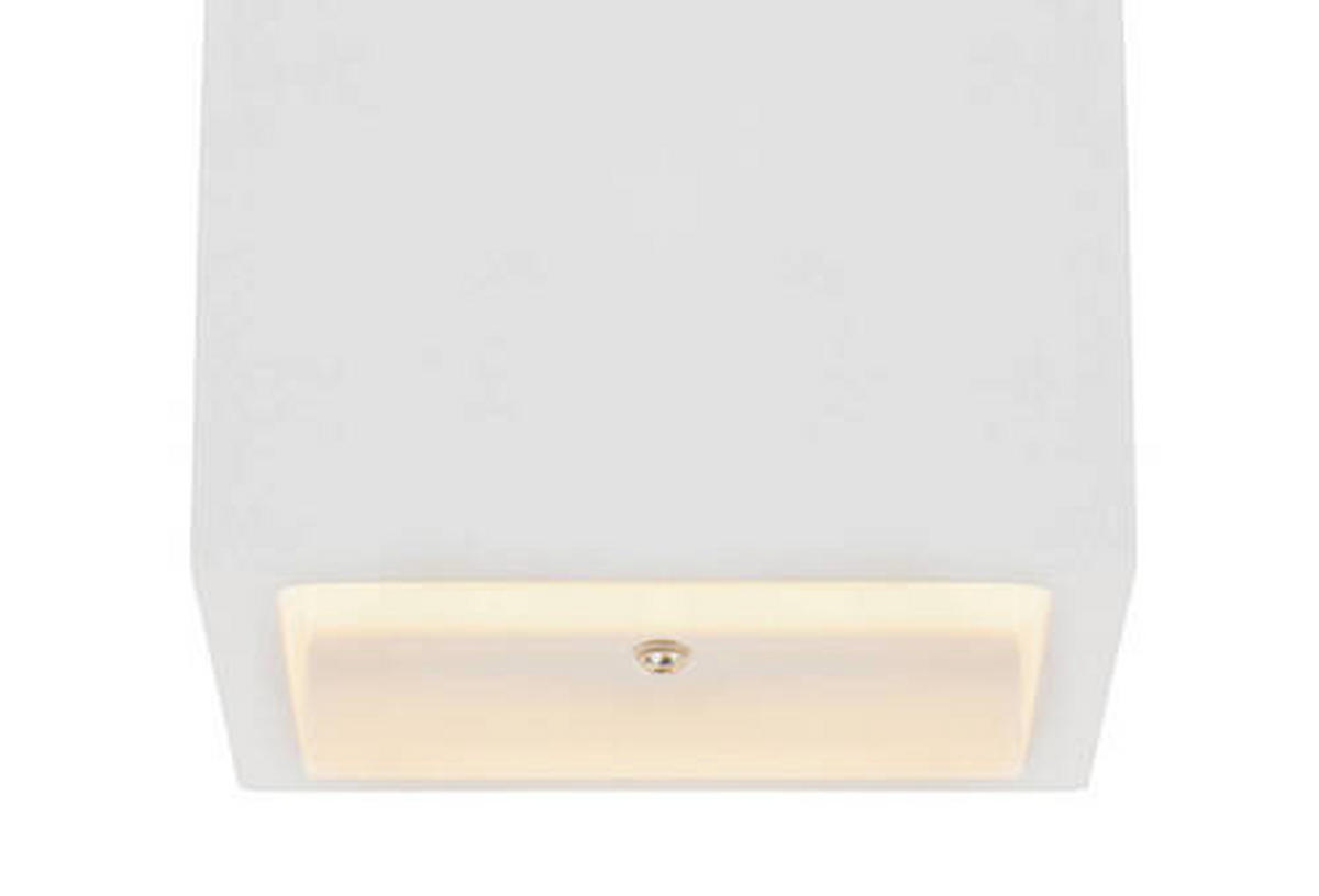 VÄGGLAMPA 11,5/11,5/11,5 cm   - vit, Design, naturmaterial (11,5/11,5/11,5cm) - Globo
