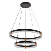 LED-HÄNGELEUCHTE Plum  150/60/60 cm  - Schwarz, Design, Metall (150/60/60cm)