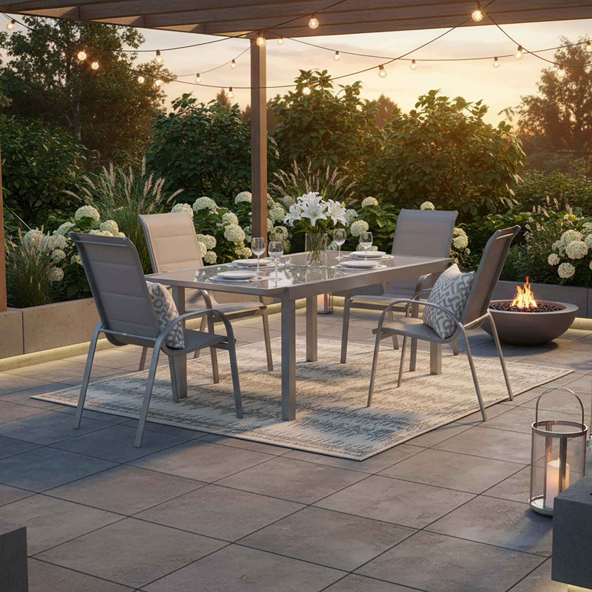 Gardenson Gartenset Braun, Silber