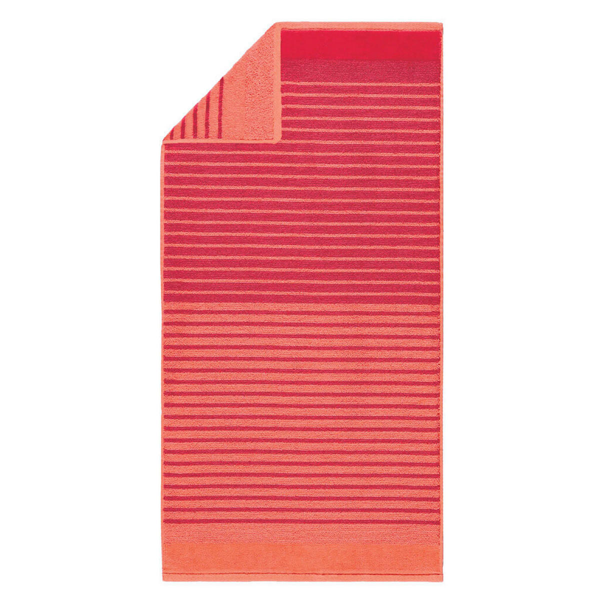 HANDTUCH MARIS Rot, Koralle  - Koralle/Rot, Basics, Textil (50/100cm) - Egeria