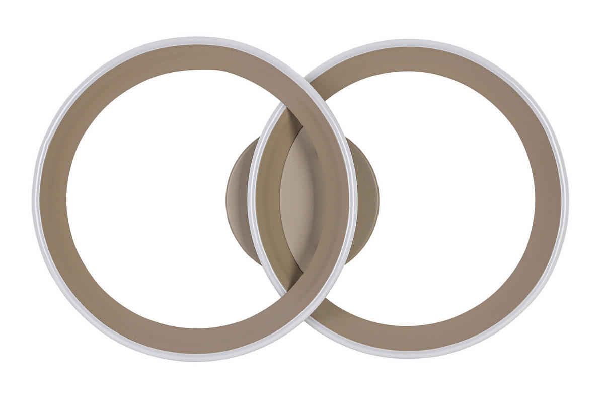 Plafonieră Cu Led 30 W    53,5/33/9,3 cm  - nisipiu, Design, plastic/metal (53,5/33/9,3cm) - Dieter Knoll
