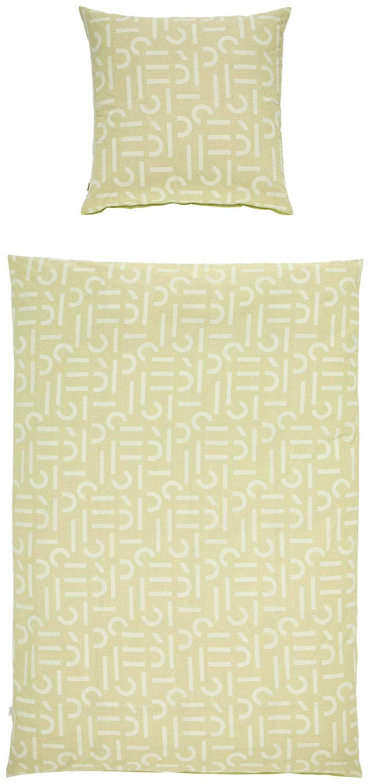 WENDEBETTWÄSCHE SCATTER BIG Renforcé 155/220 cm  - Limette/Grün, Design, Textil (155/220cm) - Esprit