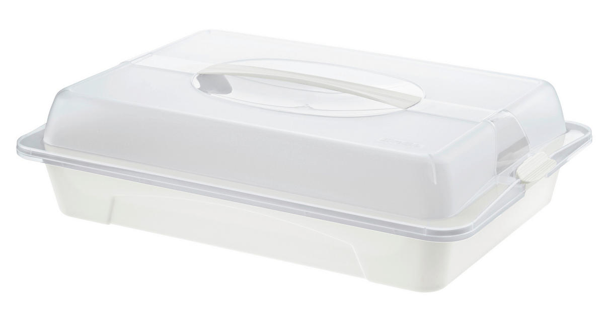 PARTYBUTLER 43,5/29,5/11 cm  - Transparent/Weiß, Basics, Kunststoff (43,5/29,5/11cm) - Rotho