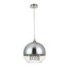 PENDELLEUCHTE 30/30/28 cm    - Transparent/Nickelfarben, Trend, Glas/Metall (30/30/28cm) - MAYTONI
