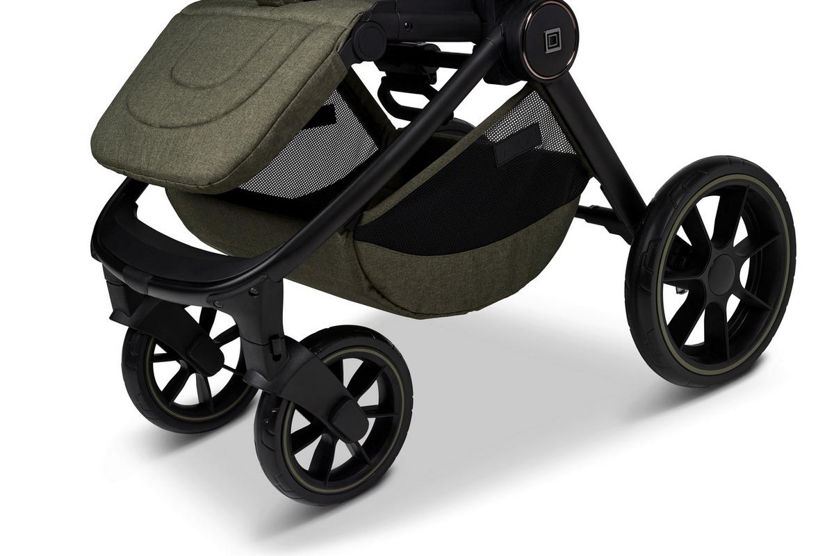 KIŠOBRAN KOLICA  Sport  - maslinasto zelena/crna, Basics, tekstil (95/57/105cm) - Moon