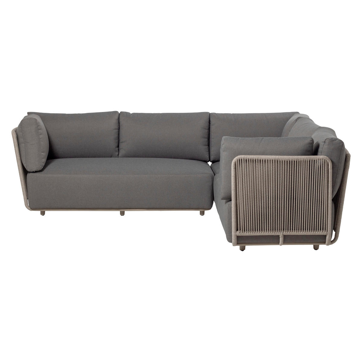 LOUNGEGARNITUR  269/269 cm  Eisen  - Braun, MODERN, Kunststoff/Textil (269/269cm) - Livetastic