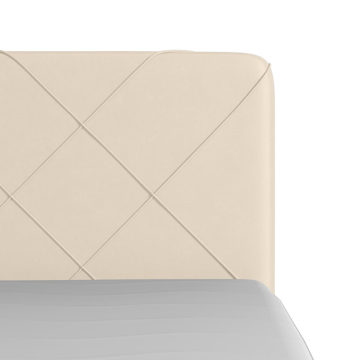 BOXSPRINGBETT 180/200 cm  in Weiss  - Weiss/Schwarz, Modern, Holzwerkstoff/Kunststoff (180/200cm) - MID.YOU