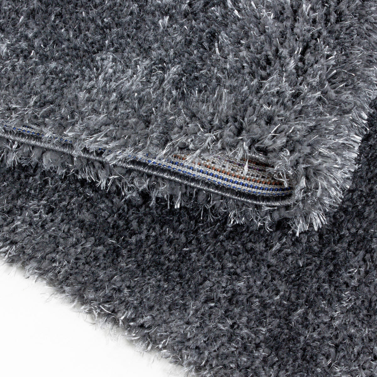 HOCHFLORTEPPICH 80/150 cm Brilliant 4200 grau Grau  - Grau, Basics, Textil (80/150cm)