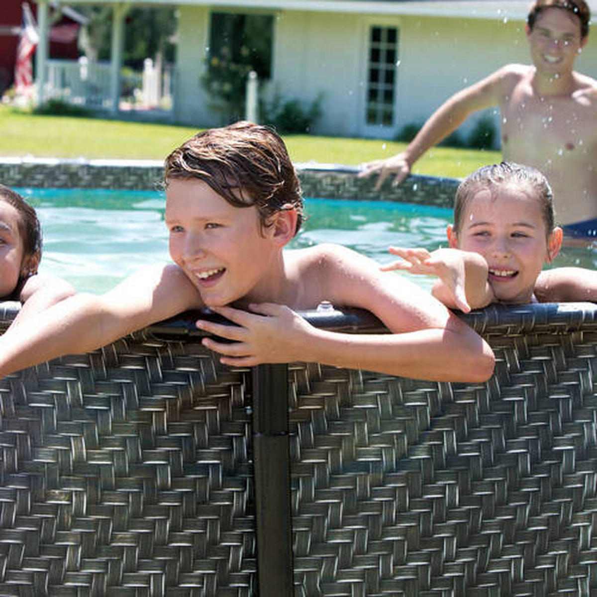 POOL 549/132 cm  - Grau, KONVENTIONELL, Kunststoff (549/132cm) - Ambia Garden