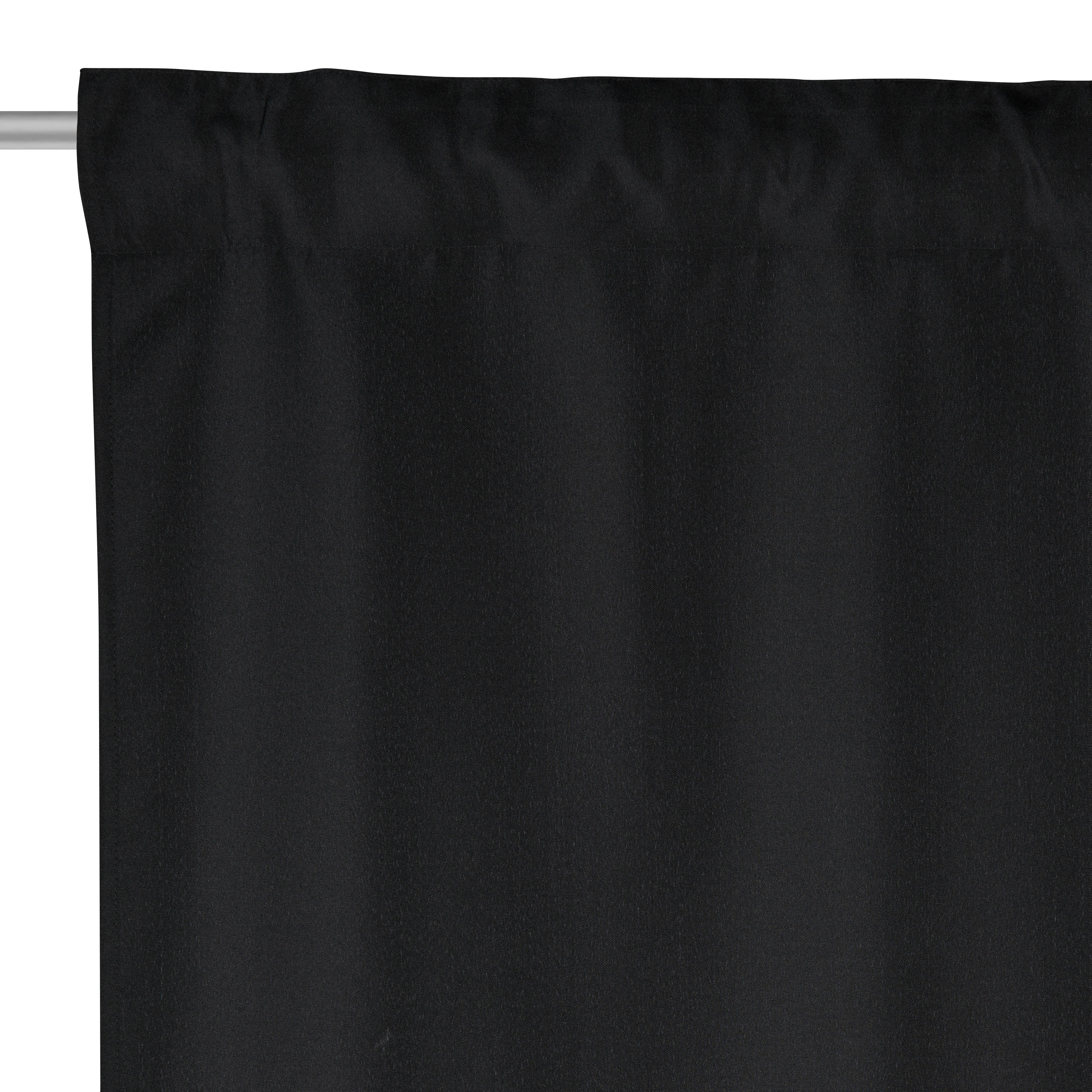 HOTOVÝ ZÁVĚS, neprůsvitné, 140/245 cm - černá, Konvenční, textil (140/245cm) - Boxxx