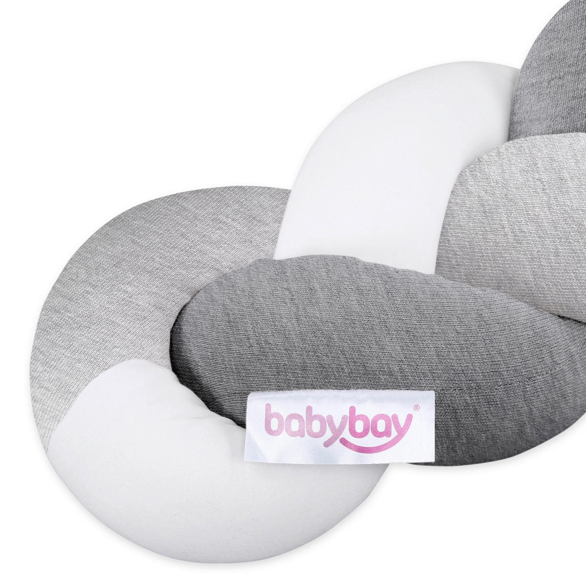 NESTCHENSCHLANGE  180/9/9 cm   - Champagner/Dunkelgrau, Basics, Textil (180/9/9cm) - Babybay