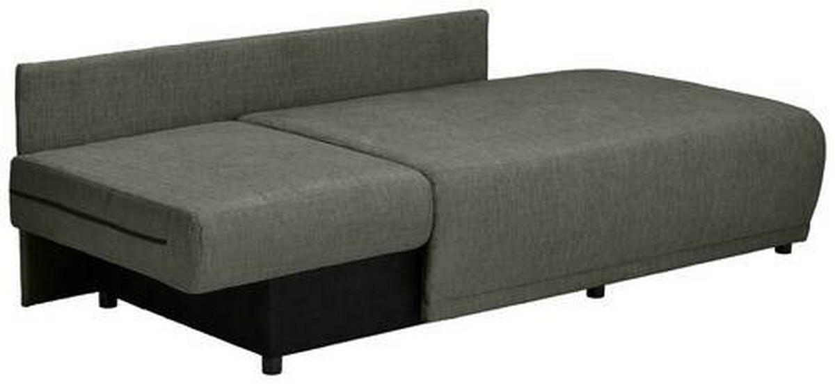 CHAISELONGUE Chenille Dunkelgrün  - Dunkelgrün/Schwarz, KONVENTIONELL, Kunststoff/Textil (93/73/171cm) - Carryhome