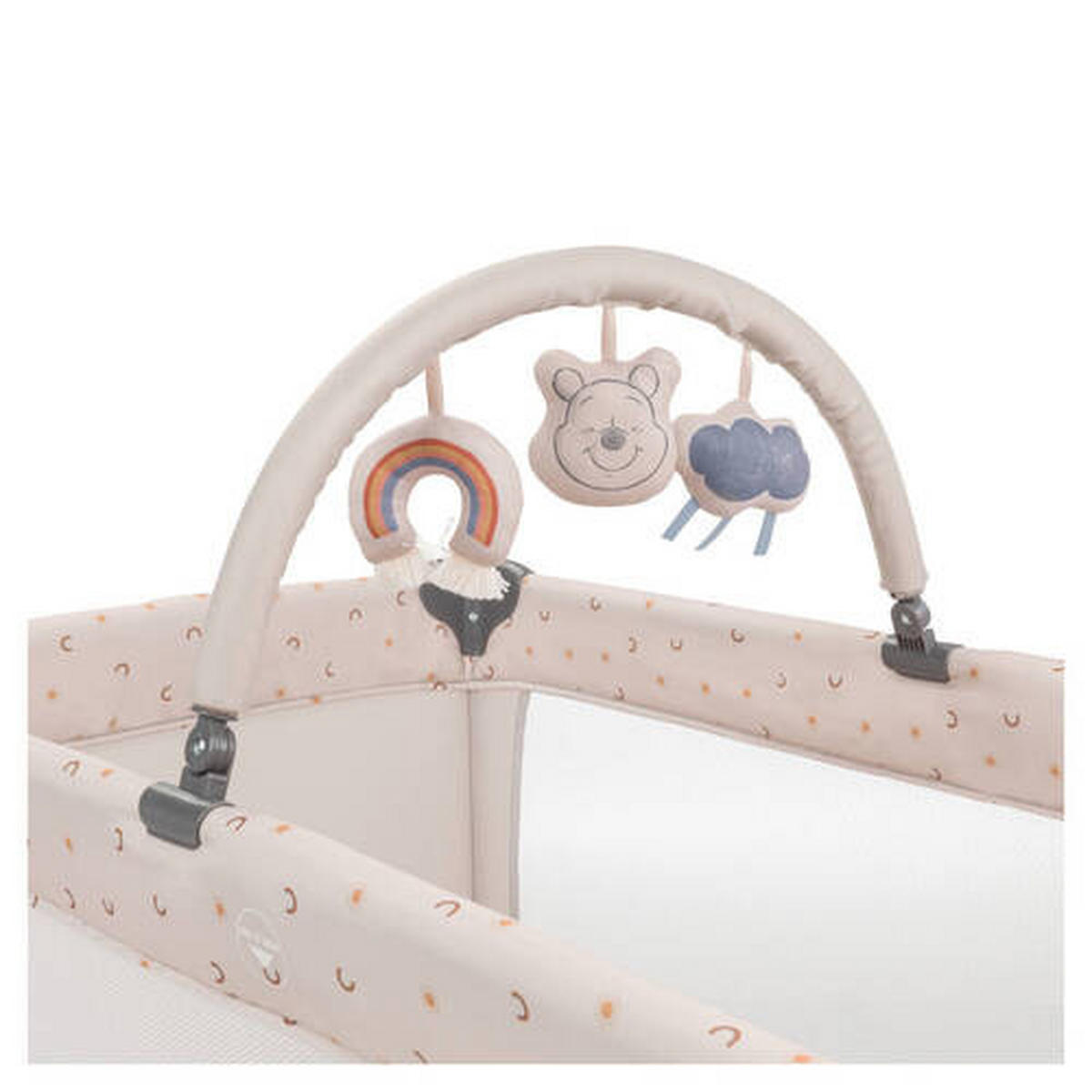 REISEBETT Dream N Play Go Disney   - Beige/Grau, Basics, Kunststoff/Textil (65/106.5/125cm) - Hauck