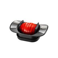 SCHEIBENSCHNEIDER Caprese  - Edelstahlfarben/Schwarz, Basics, Kunststoff/Metall (20,4/11,8/7,5cm) - Gefu