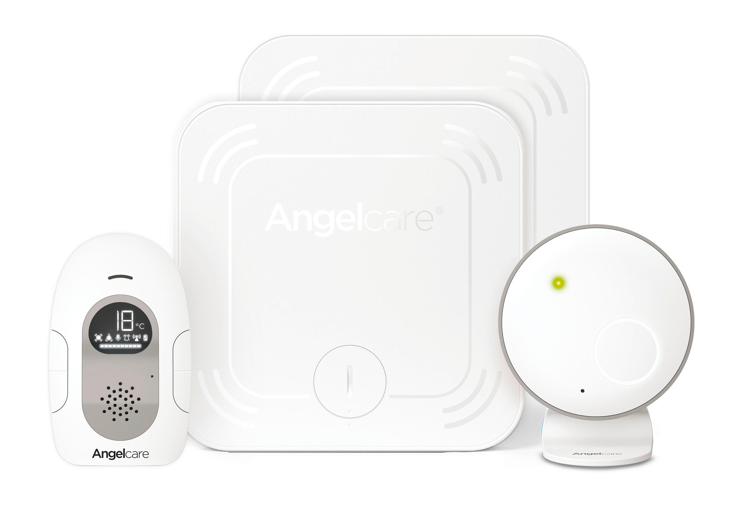 BABYPHONE 250 m Smart Sensor Pro 2  - Weiss, Basics, Kunststoff - Angelcare