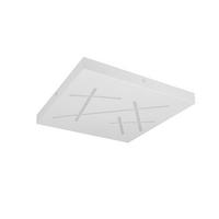 Plafonieră Cu Led - alb, Design, metal (50/50/5cm)