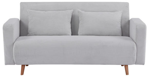 SCHLAFSOFA Cord Beige - Beige/Naturfarben, Design, Holz/Textil (167/81/90cm) - Carryhome