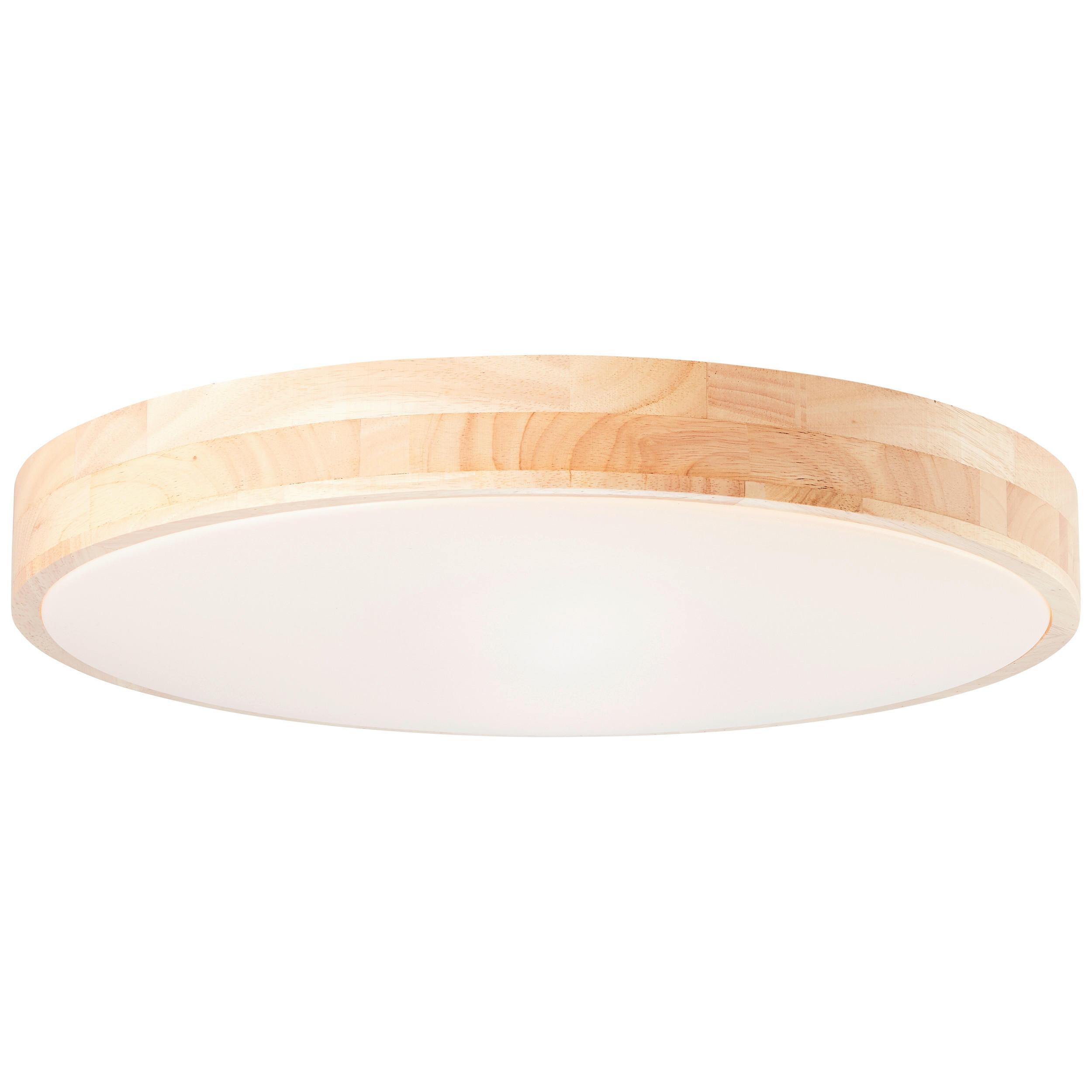 LED SVJETILJKA STROPNA  - Natur, drvo/metal (49/8,5cm)